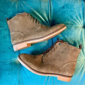 Lucky Brand Lace Up Leather Ankle Boots